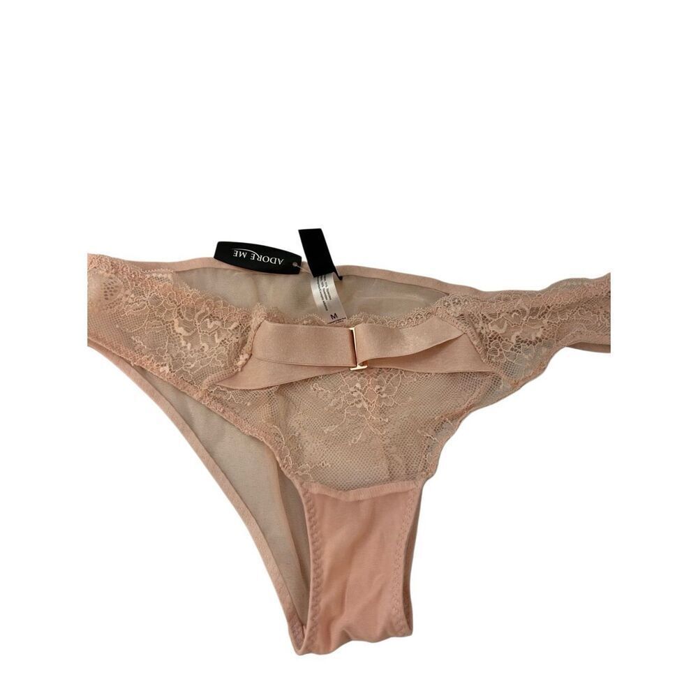 Adore me panty pink Glo lace‎ medium new